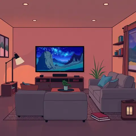 How I Turned My Living Room Into the Ultimate Binge Watching Haven